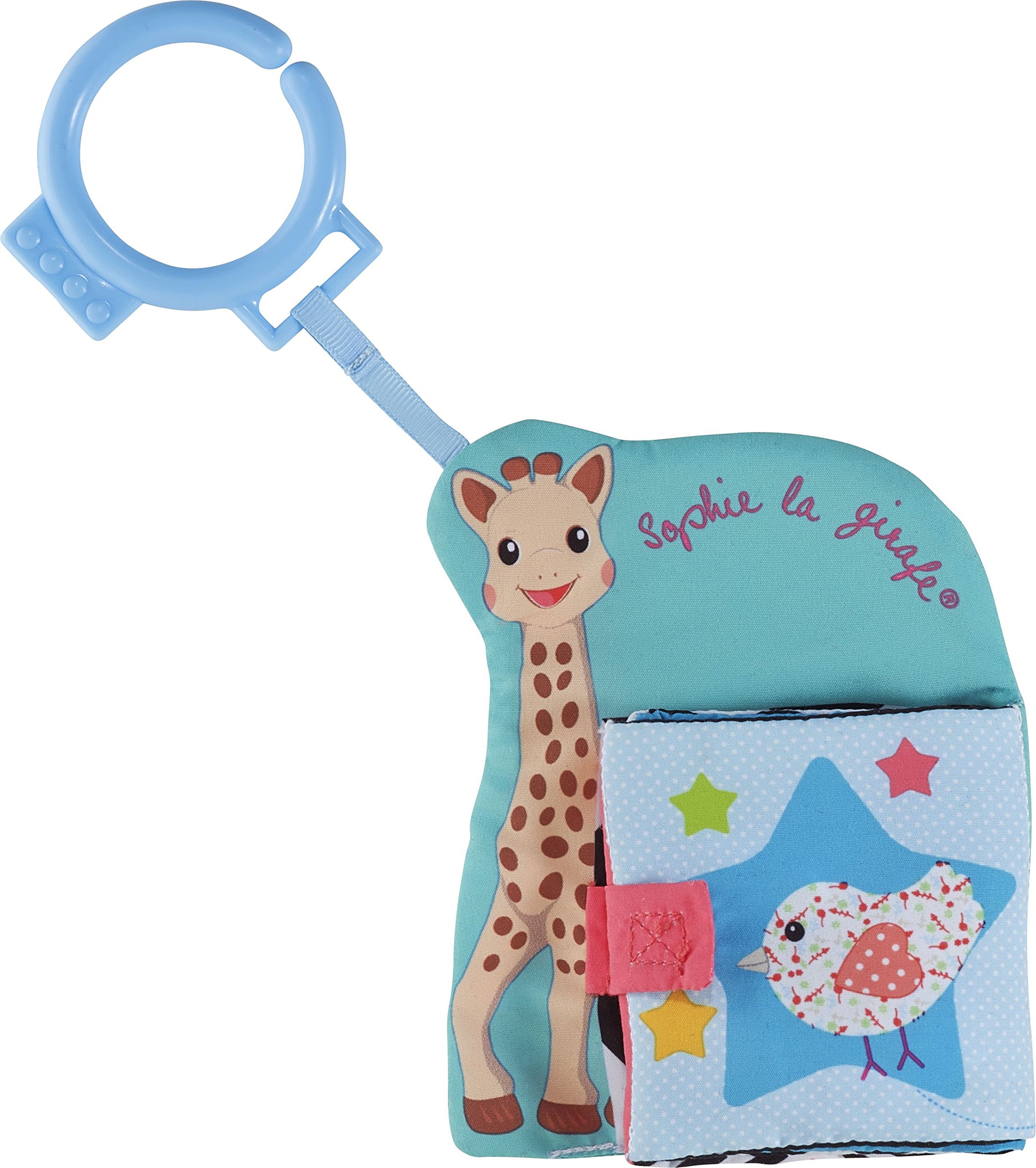 Sophie la girafe Clip-on Book - Baby Activity and Development Toy