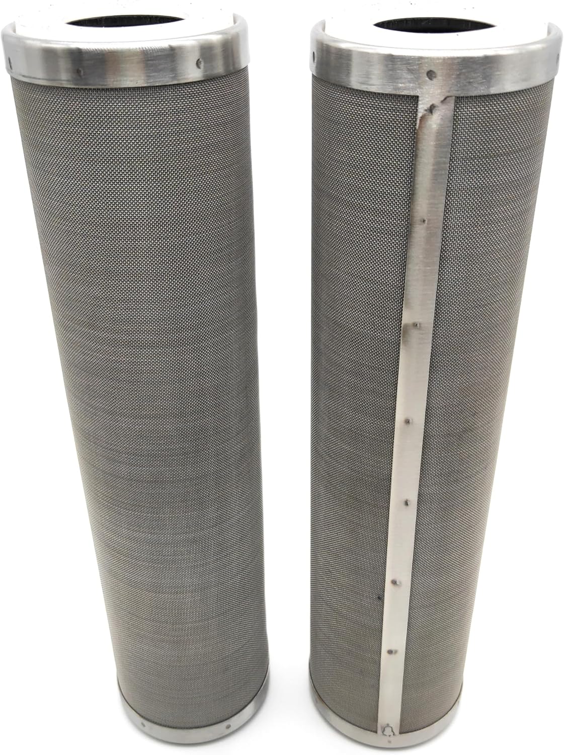 Stainless Steel Cleanable Wire Mesh Filter Cartridge 10” Length, 2.5”OD (100 Micron), MF-89-10u