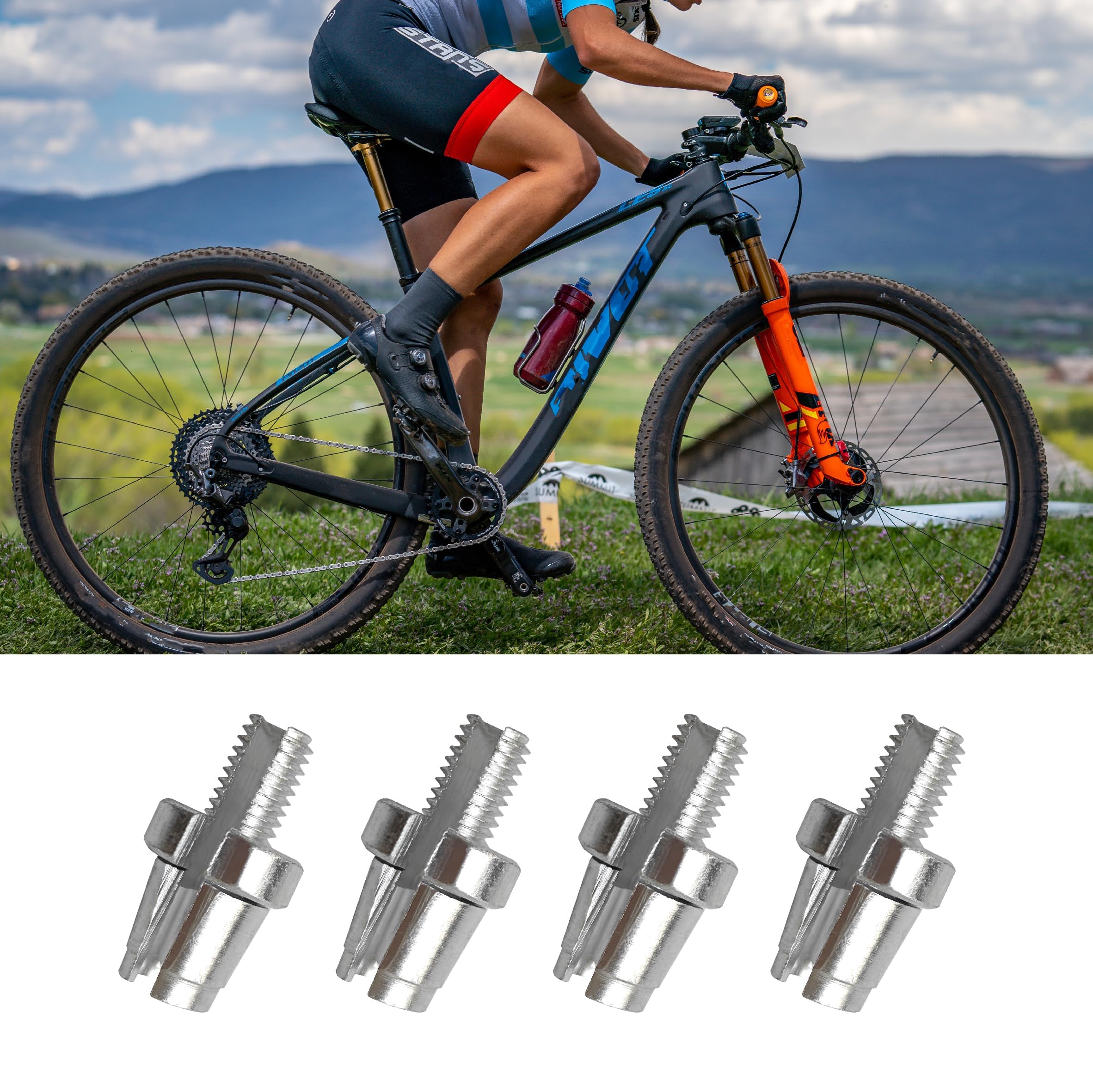 rennrad 4 bremshebel Amcbkyea x M7 Bremshebel-Regler-Schrauben aus Aluminiumlegierung für Mountainbike, und Elektrofahrrad – Hochfeste, korrosionsbeständige Einstellschrauben, M7 x 26,6 x 14,6 mm, silberfarben Sport & Freizeit ROAD - HELME - Brand_Phelps color:SILVER-WHITE (510)