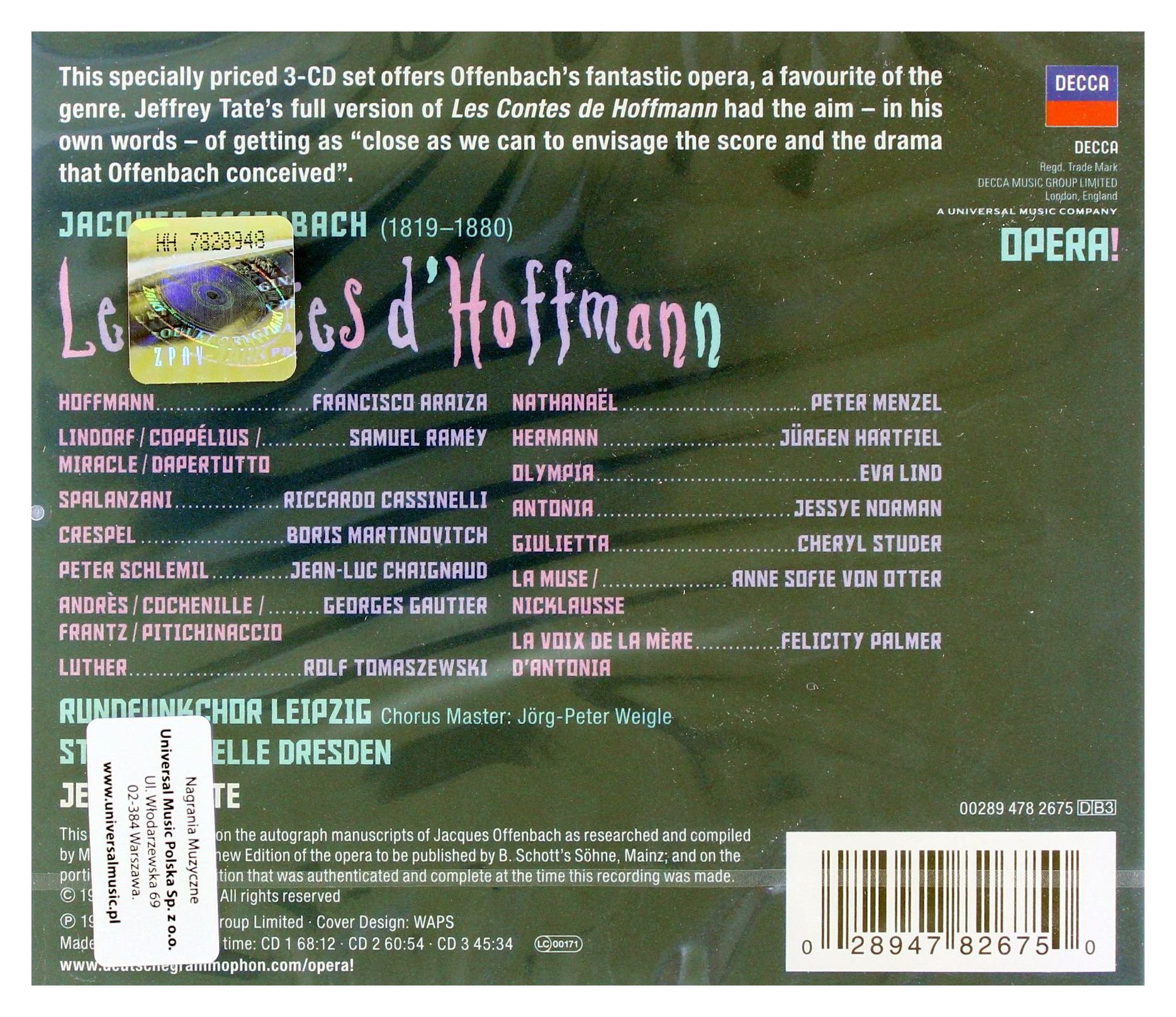 Opera! Les Contes D'Hoffmann