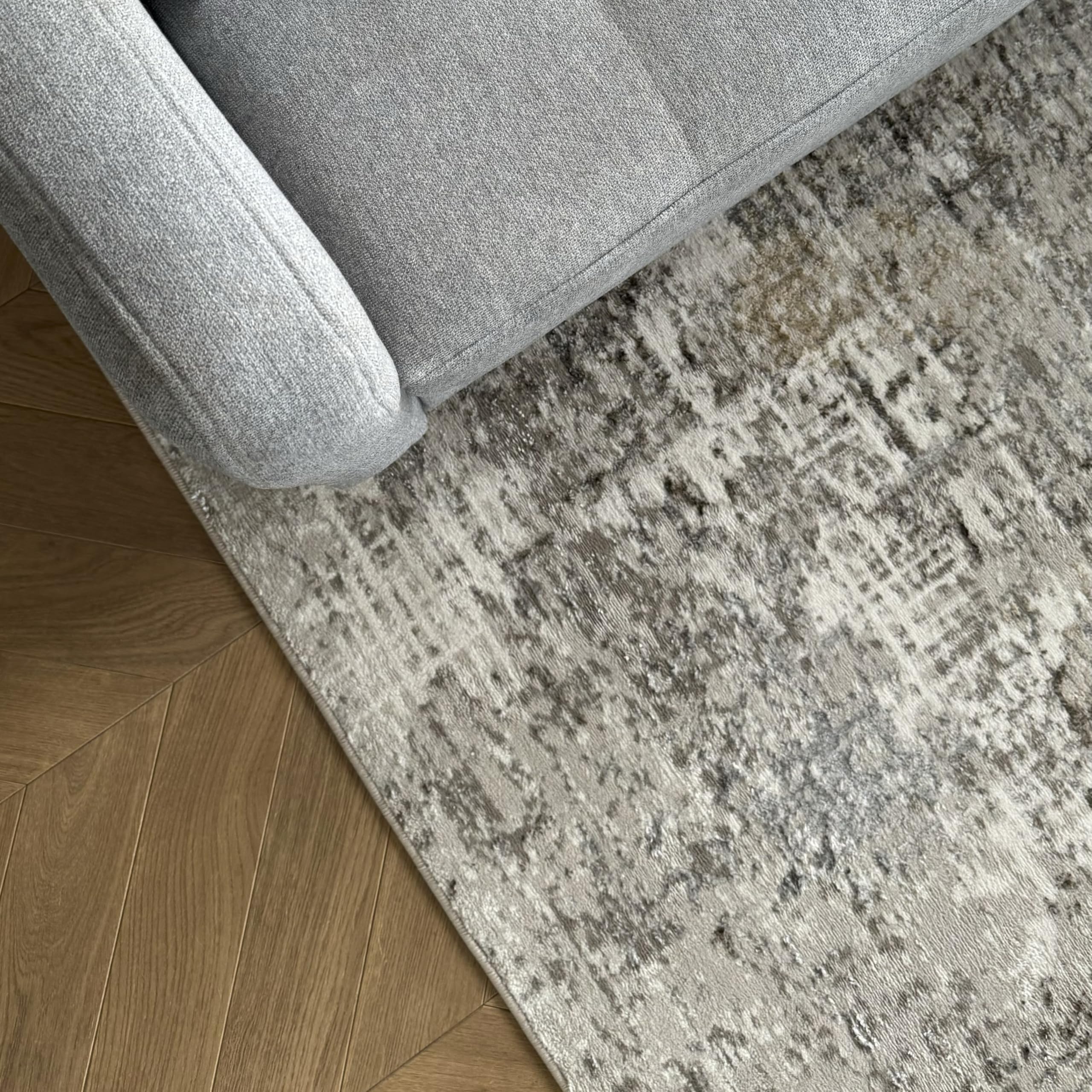 Mazovia Tappeti Moderno Abstracto Tappeti - Tappeto per Soggiorno, Camera da Letto, Sala da Pranzo, Ufficio - Pile Corto - Certificato OEKO-TEX - Morbido Tappeti - Beige Marrone - 180 x 250 cm