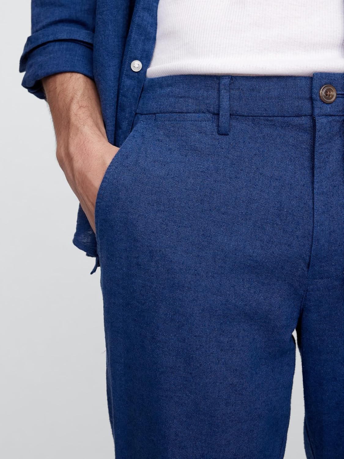 Gap Men's Linen Straight Pant