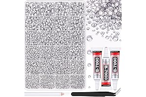 25,000 Rhinestones for Glittering Crafts: Add Brilliance to Your Creations