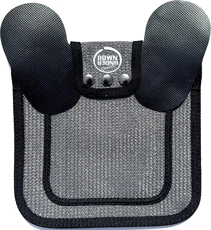 DOWN UNDER OUTDOORS Chicken Saddle with Adjustable Straps for Medium and Large Hens, Chicken Apron, Poultry Saver, Pet Supplies, Including Shoulder Cover (Grey Mesh)