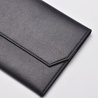 Lanxivi Fountain Pen Case Black Gray Coffee Style PU Leather 48 12