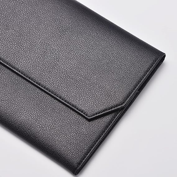 Lanxivi Fountain Pen Case Black Gray Coffee Style PU Leather 48 12