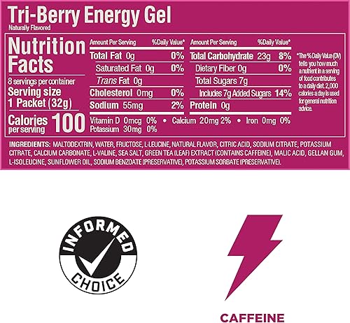 Miniatura 8 de GU Energy Labs Nutrición Original Gel energizante para deportes 123034 Berry 1 1
