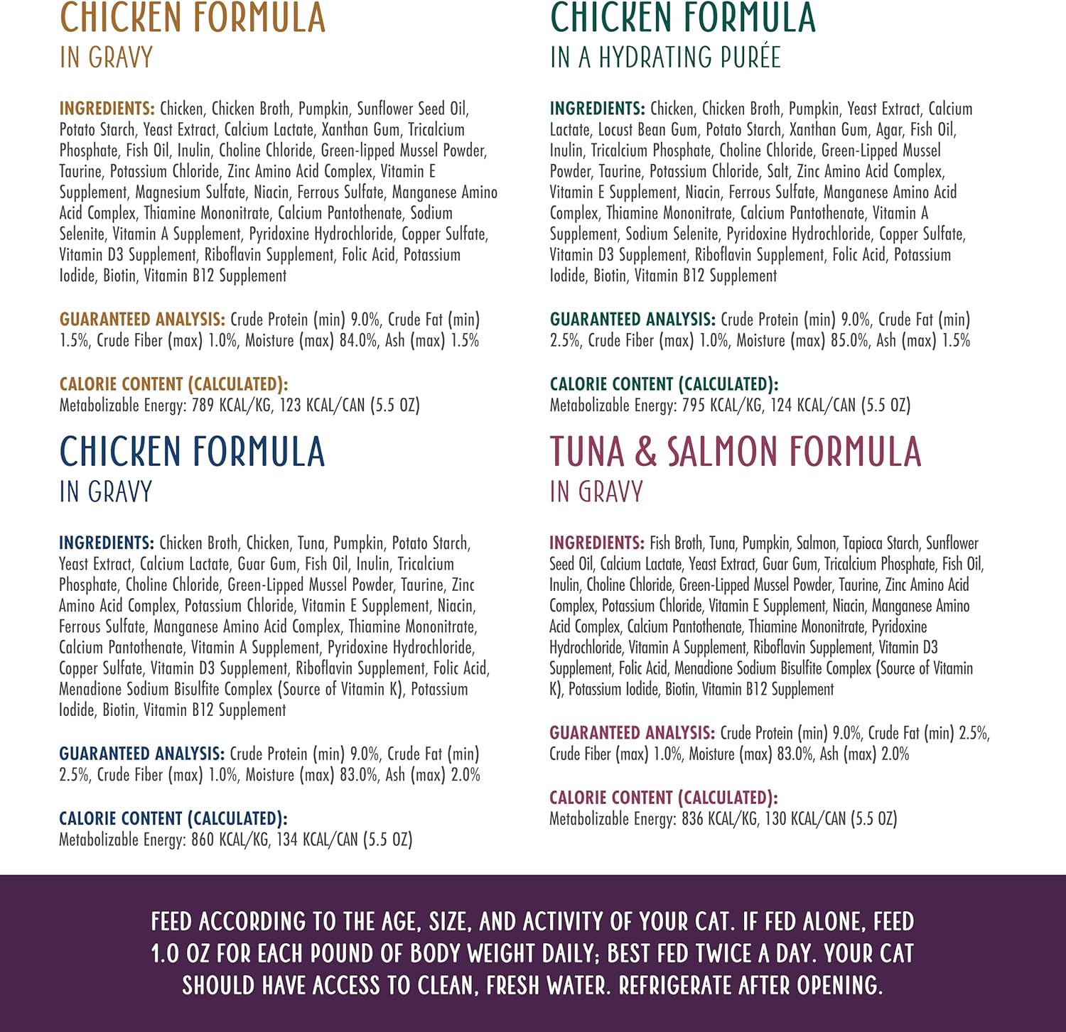 Weruva Senior Cat Food, Timeless Tails Variety Pack, 5.5oz Can, Pack of 12