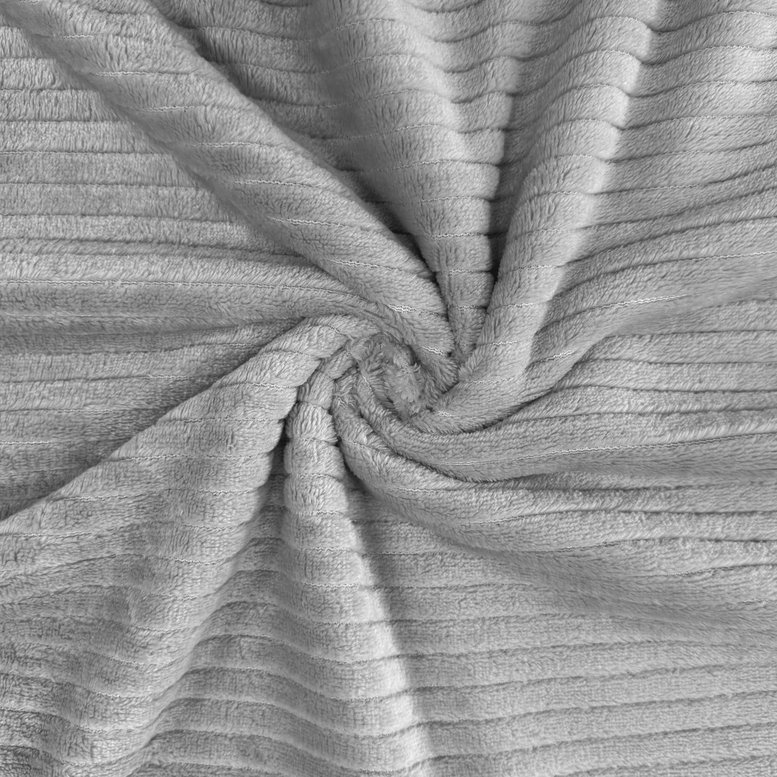 Victorio & Lucchino Juego de Sábanas Coralina Canale, térmica para Invierno - Modelo Adriana (Gris, 105 cm)