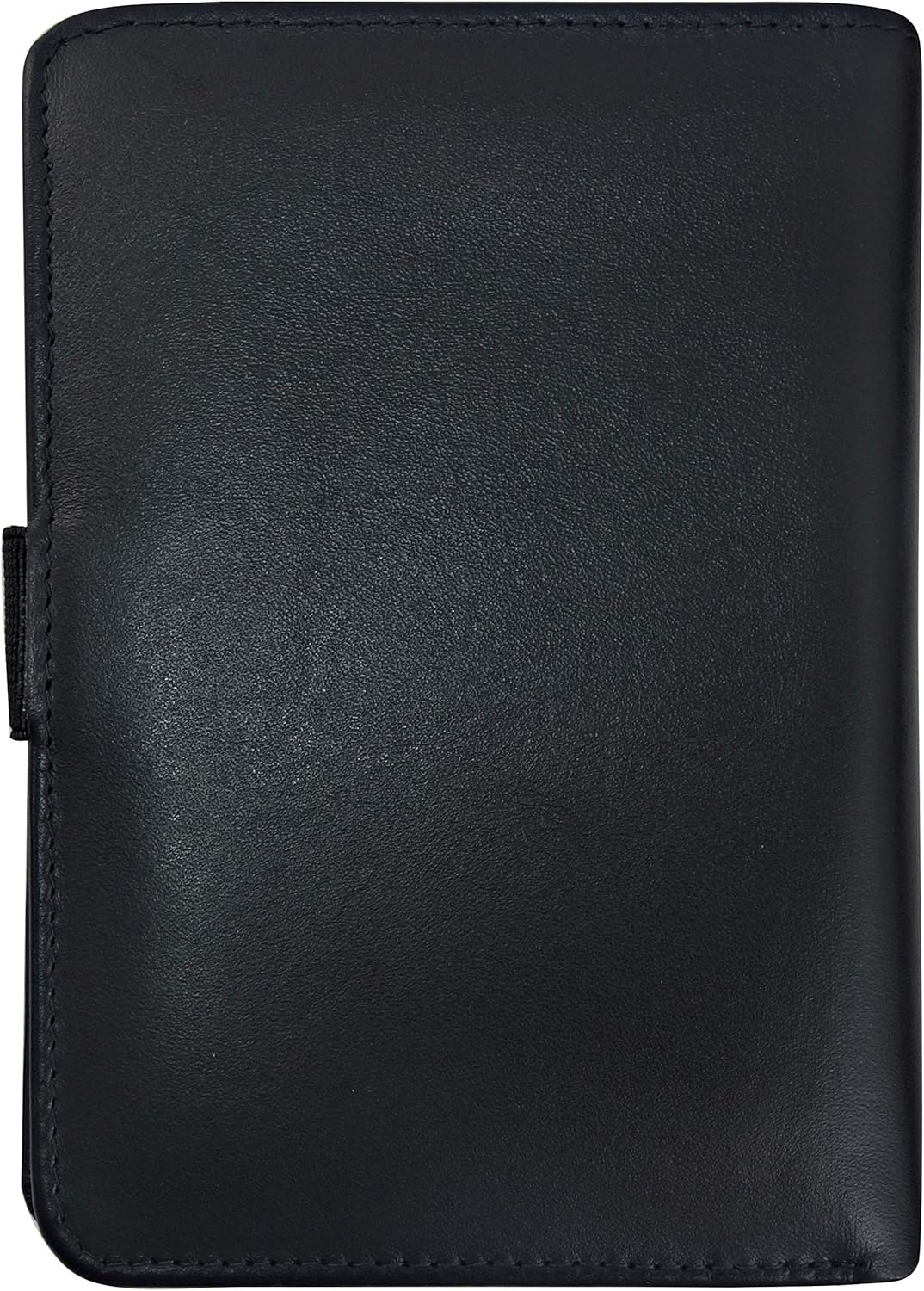  | AurDo® Genuine Leather Passport Holder Cover Case RFID Blocking Bifold Travel Wallet (Vegetable Tan Black) | Passport Wallets