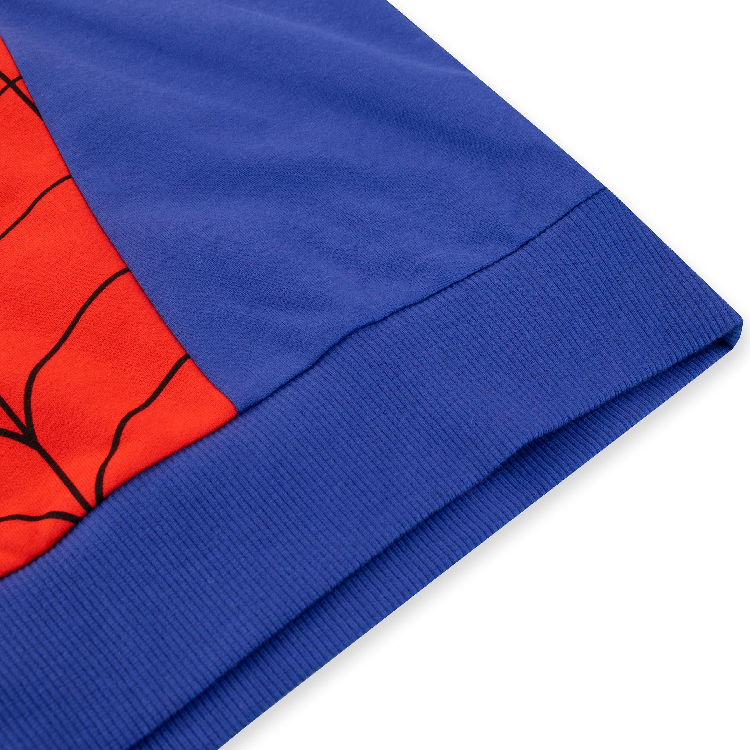 Marvel Chłopięca bluza z kapturem Spiderman | Chłopięce bluzy Spiderman do przebrania | Ubrania Spiderman dla dzieci