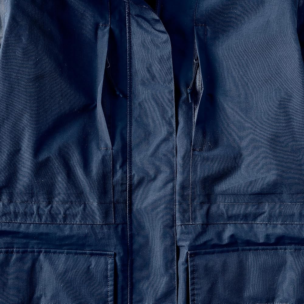 Lands' End Womens Squall Stadium Insulated Coat Deep Sea Navy