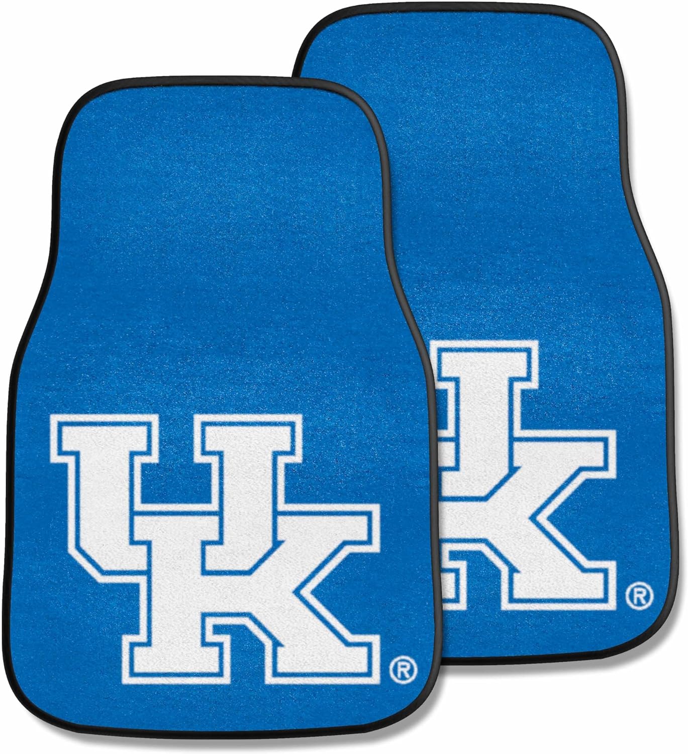 FANMATS NCAA Unisex-Adult Front Carpet Car Mat Set - 2 Pieces