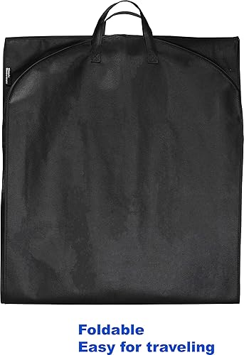 Miniatura 5 de Simple Houseware - Bolsa resistente para ropa de 43 pulgadas con bolsillo para vestidos abrigos