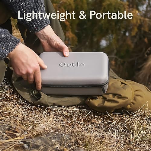 Miniatura 3 de OutIn Nano máquina portátil eléctrica para espresso con bolsa de transporte, impermeable y resistente EVA, estuche de almacenamiento para cafetera