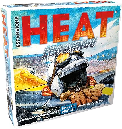 Asmodee - Heat Leggende, Gioco da Tavolo, Espansione Gioco da Tavolo, 10+ Anni, 1-5 Giocatori, 60 min, Edizione in Italiano