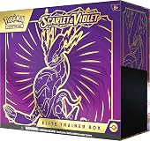Pokémon TCG: Scarlet and Violet Elite Trainer Box - Miraidon Purple (1 Full Art Promo Card, 9 Boosters and Premium Accessories)