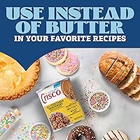 Vista 6 de Crisco Mantequilla Sabor Acortado Totalmente Vegetal, 48 Onzas