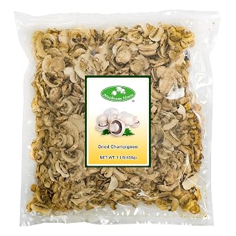 Mushroom House Dried Champignon Mushrooms, 1 Pound