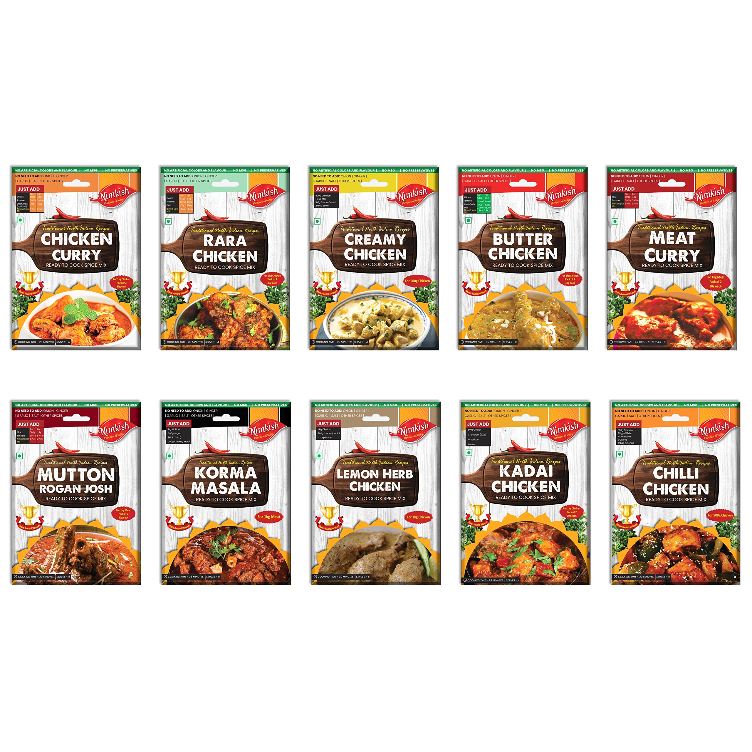 See full amazon price history chart for Nimkish Curries/Gravy Ready to Cook Spices Combo Pack of 10, Instant Masala for Tasty Dishes Nimkish Curries/Gravy Ready to Cook Spices Combo Pack of 10, Instant Masala for Tasty Dishes (B07GXRB256) Amazon Price History, Amazon Price Tracker