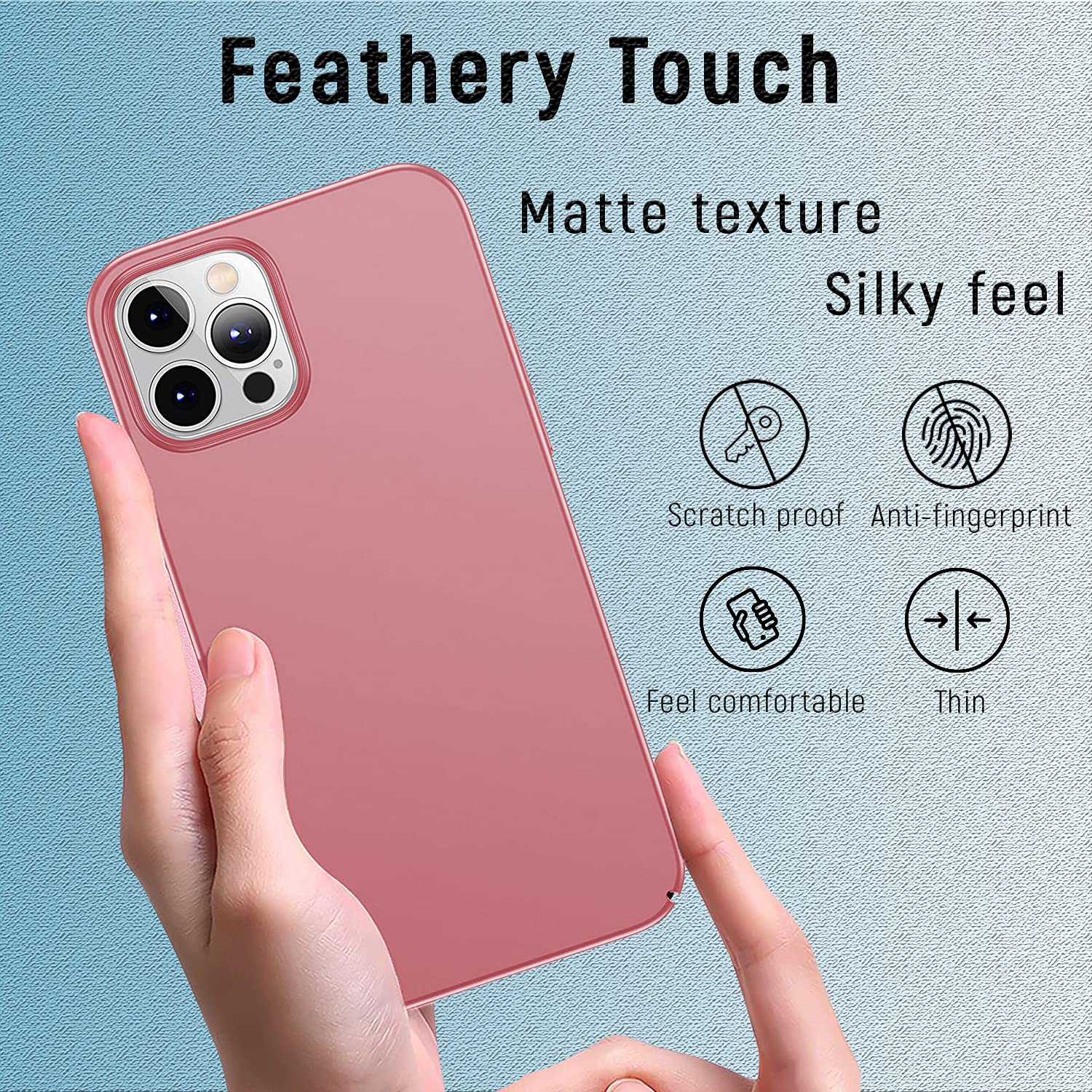 Cover MagSafe iPhone 12 Pro e 12 Retro opaco smerigliato Rosa - Italiano