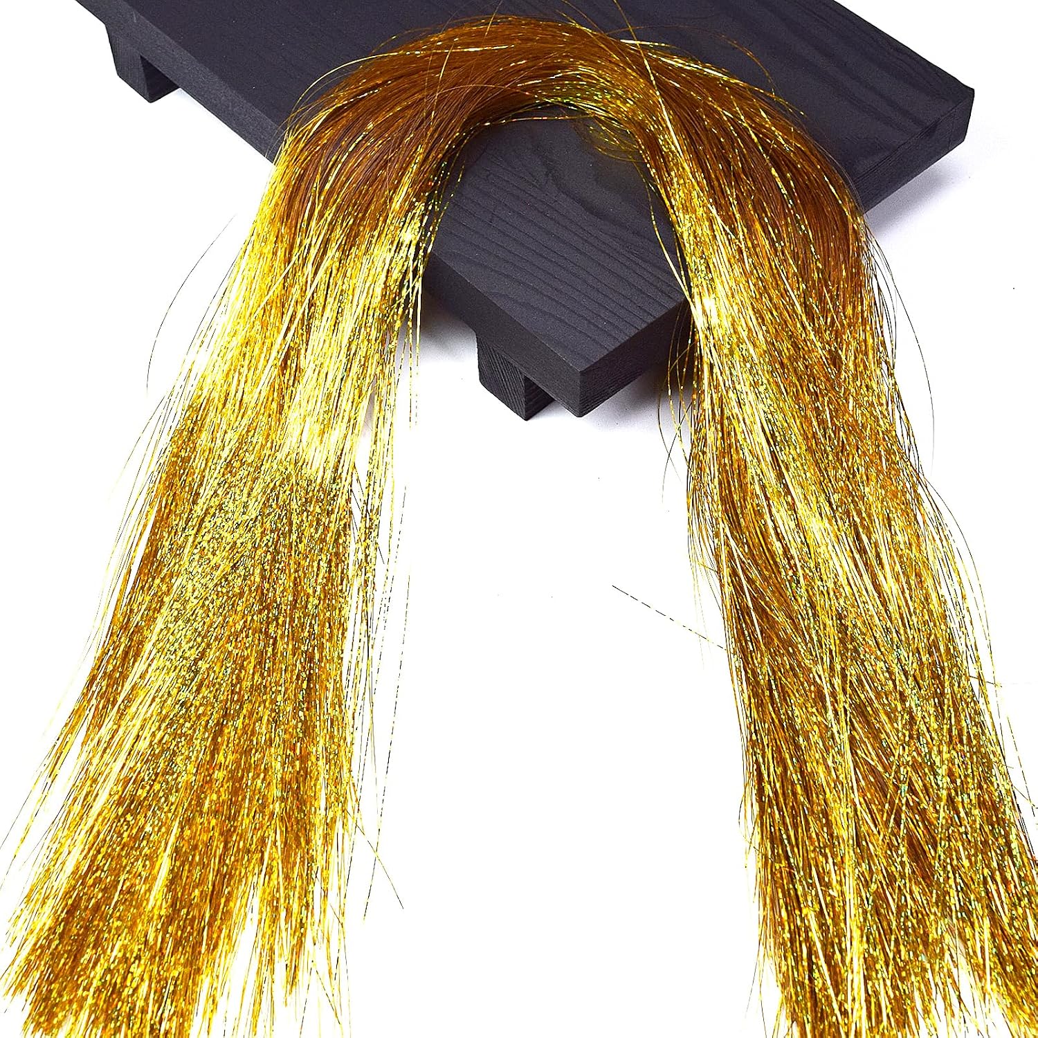 2000 Strands Christmas Tinsel Icicles, 19.7" Shiny Mylar Foil Icicle for Xmas Tree, Holiday, Birthday, Wedding, Party Hanging Decoration, White