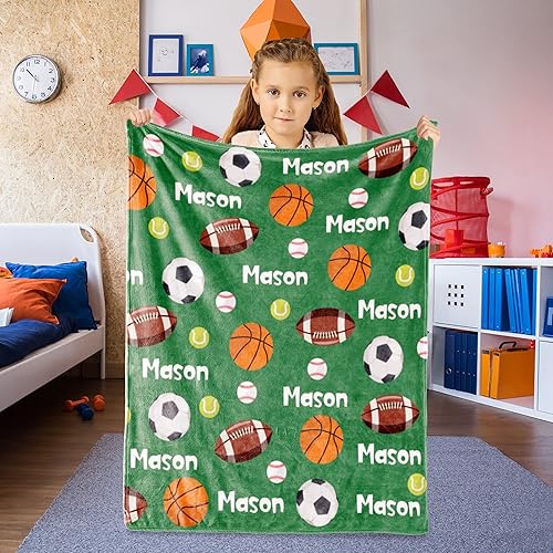 Vista 180 de Manta personalizada de unicornio con nombre para niña, niños personalizados, franela suave rosa, regalo personalizado para cumpleaños, Navidad, baby