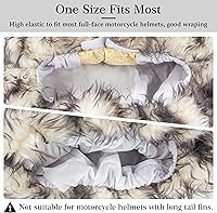 Vista 6 de Motorcycle Helmet Cover, Funny Helmet Decoration, Fun Rides and Gifts(Plush Animal)