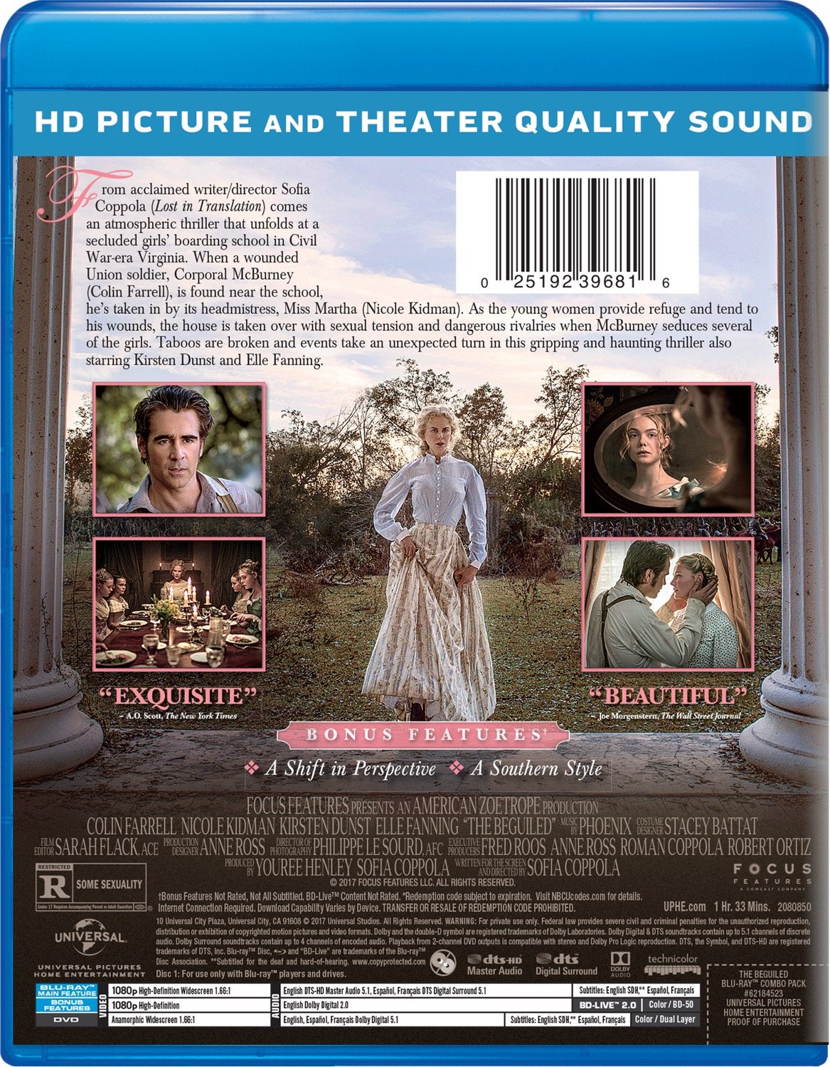 The Beguiled 2017 Blu Ray Desertcart Seychelles