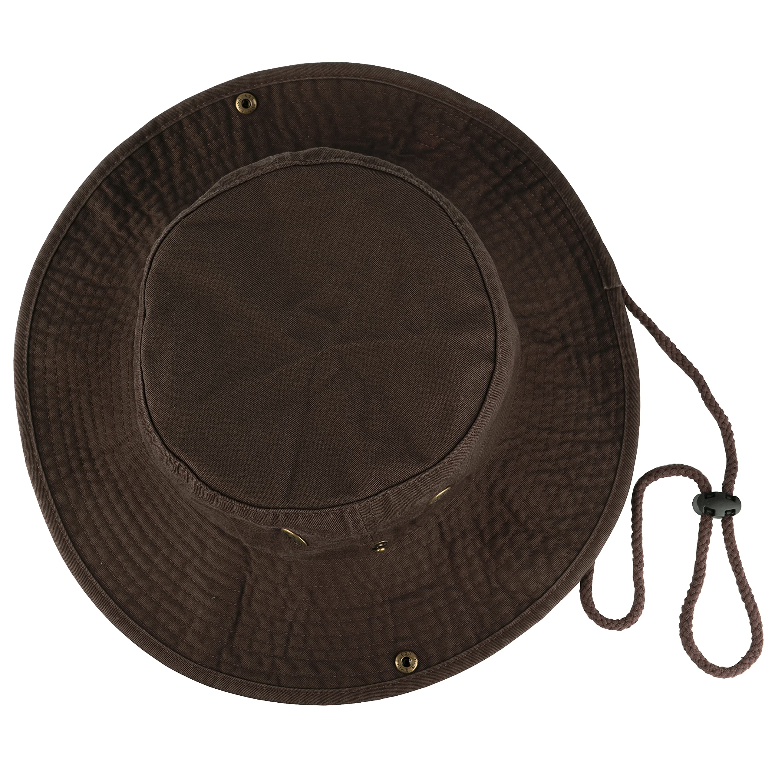 Gelante100% Cotton Stone-Washed Adjustable Bucket Safari Boonie Sun Hats