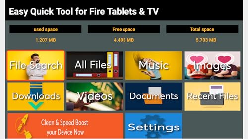 Easy Quick Tool for Fire Tablets & TV