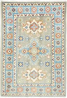 Kazak 63x91 Handgeknüpft Orientteppich Teppich Wolle