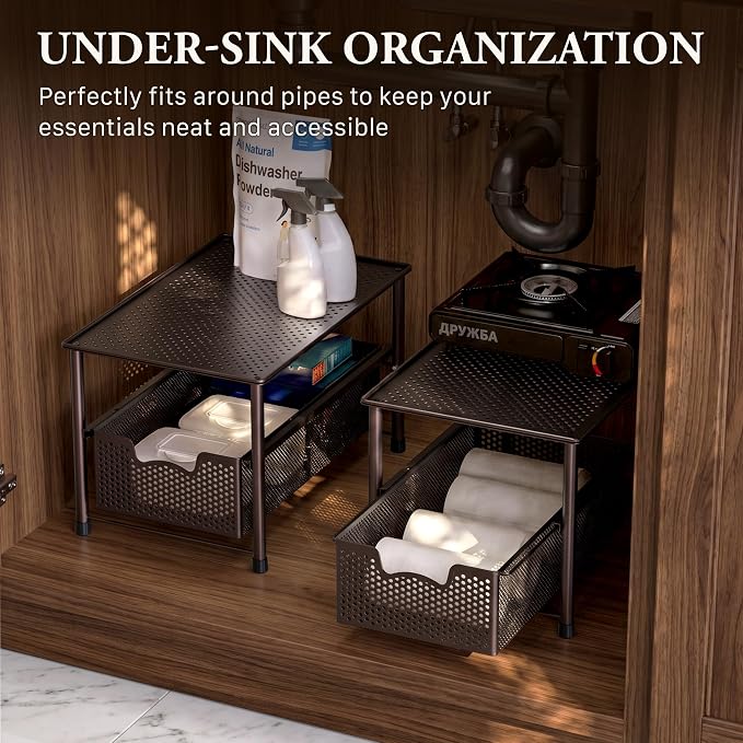 Organizador apilable para debajo del fregadero Simple Houseware bronco miniatura 6