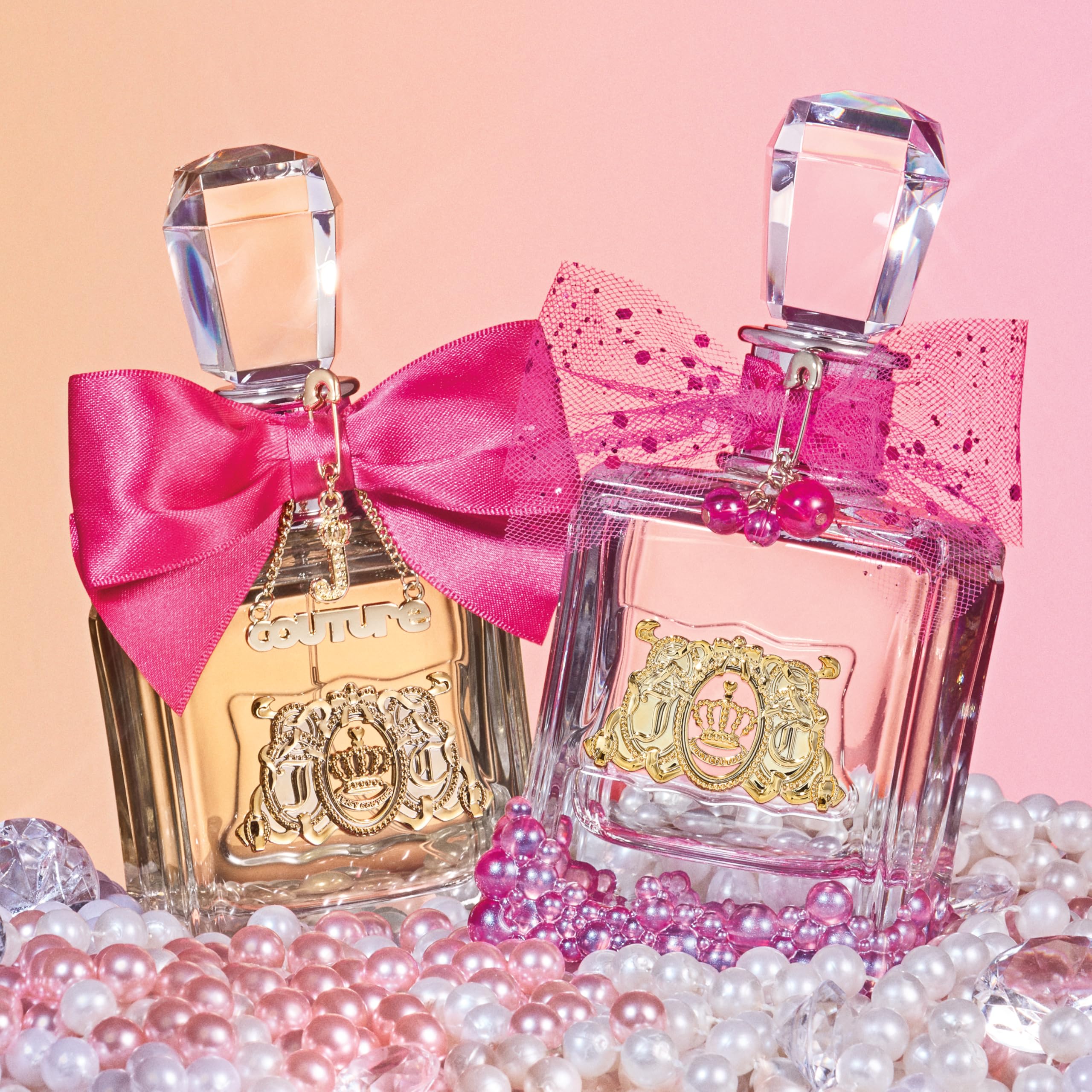 Juicy Couture - Viva La Juicy Le Bubbly Eau de Parfum Spray, Fragancia Floral con Notas de Gardenia, Jazmín y Orquídea de Vainilla, Perfume con Aroma a Champán para Mujer, 50 ml