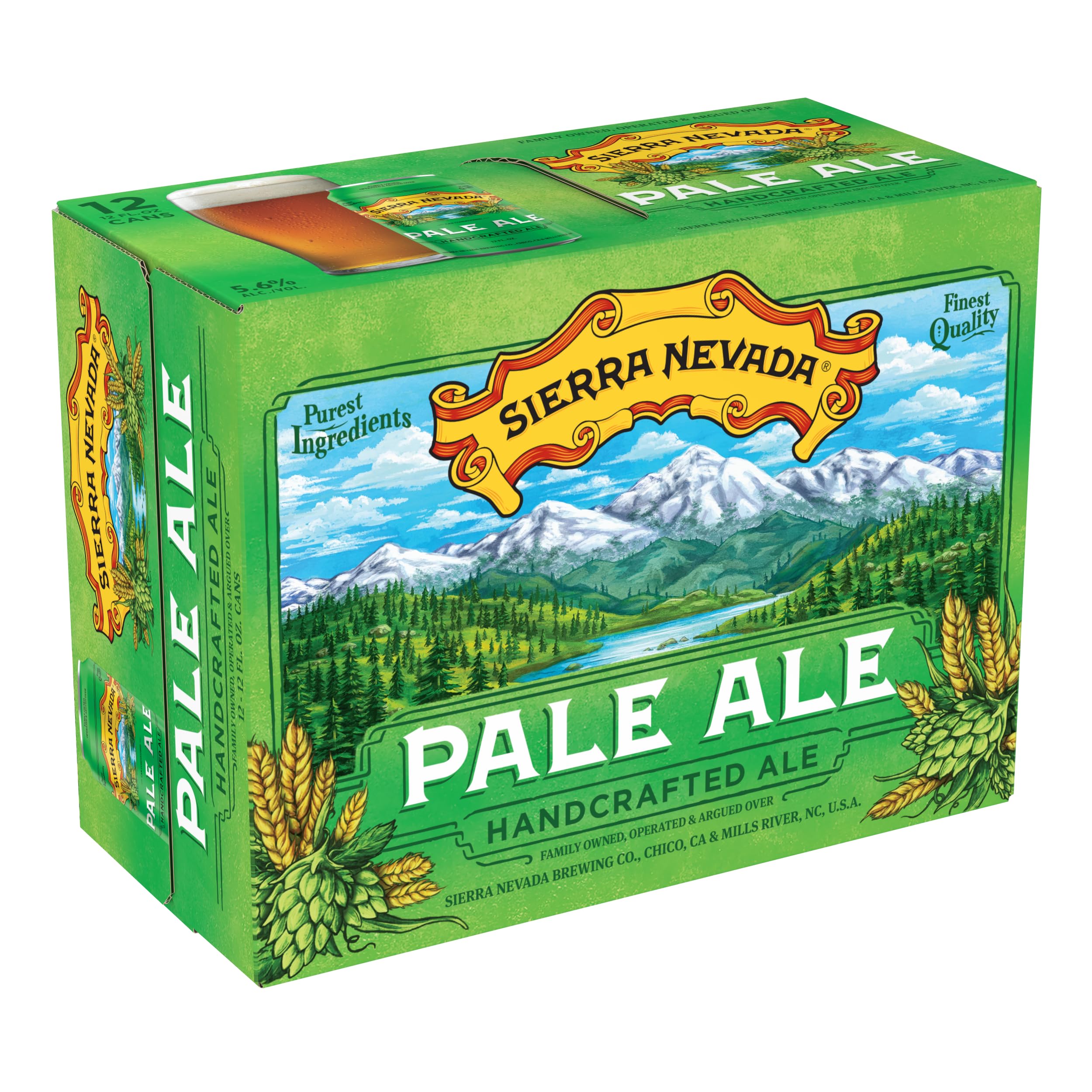 Sierra Nevada Pale Ale, 12 Pk, 12 Oz Cans, 5.6% Abv