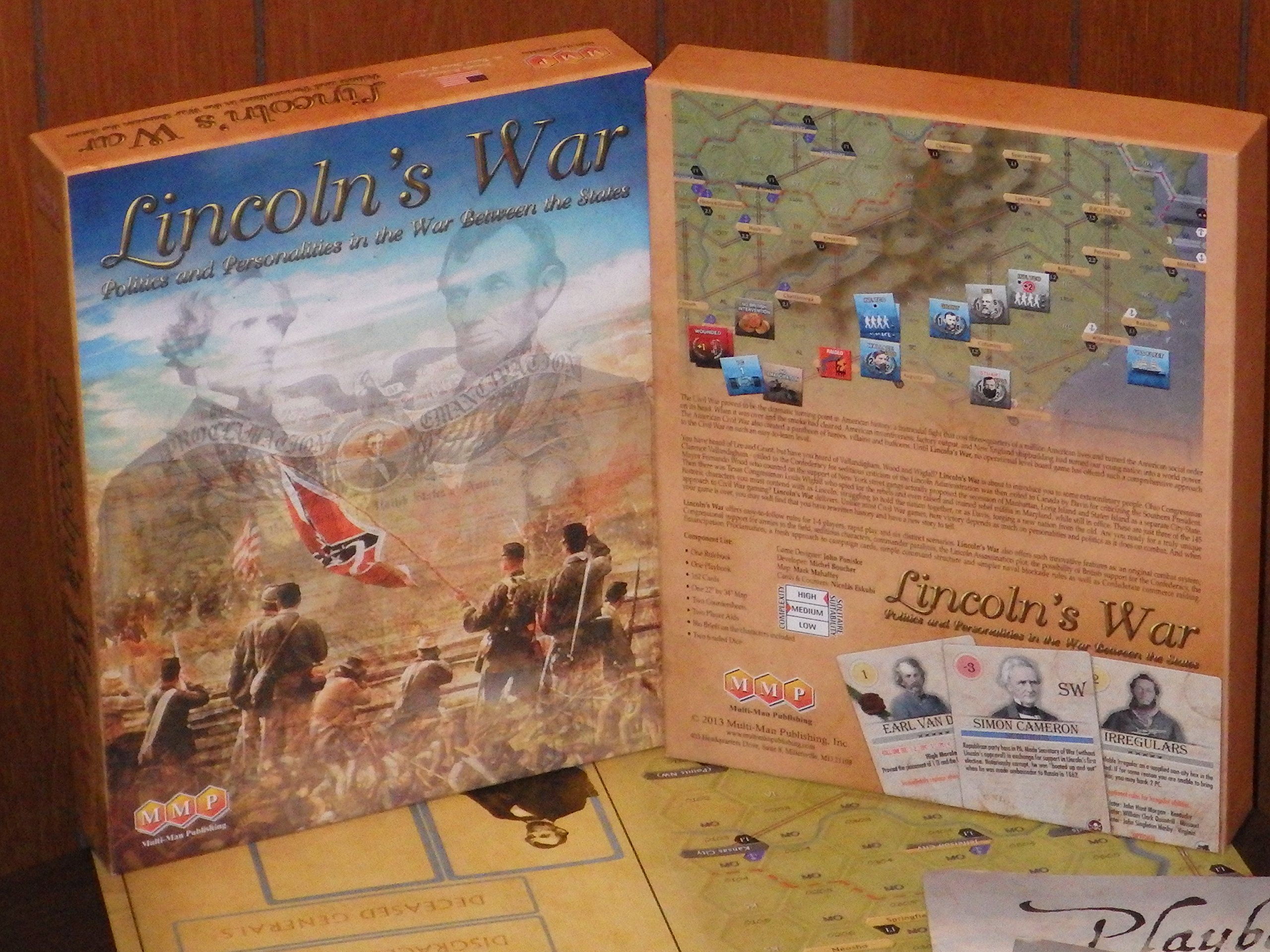 MMP Multi-Man PublicationsMmp: Lincoln's War, Politics & Personalities In The American Civil War, Board Game