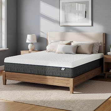 Gelsea Full Mattress Medium Firm 12 Inch, Green Tea Cooling Gel Memory Foam for Optimal Support & Cool Sleep, CertiPUR-US Certified & Fiberglass Free