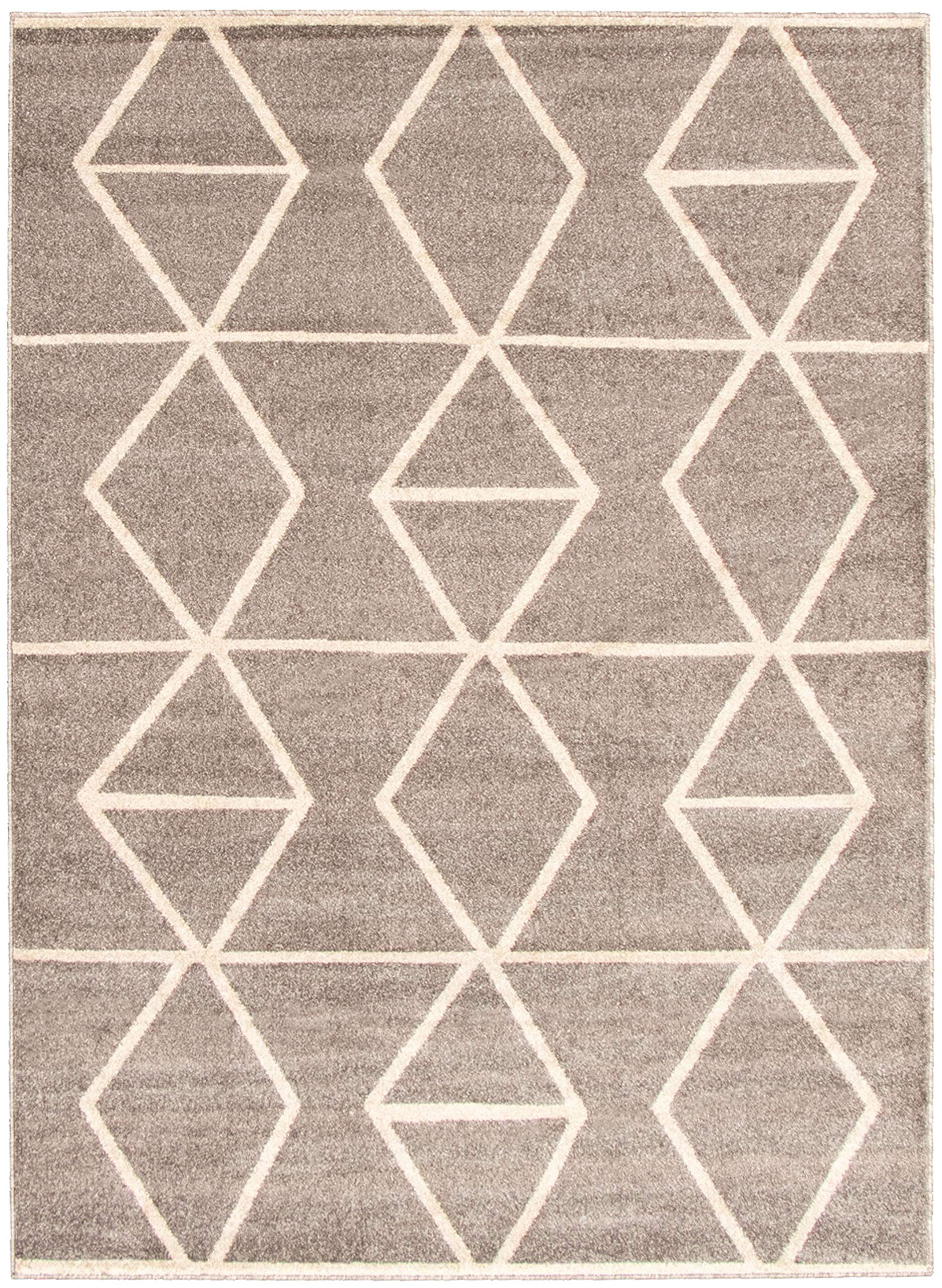 eCarpet Gallery Contemporary/Modern | Area Rug for Living Room, Bedroom | Home Decor Rug | Ana Grey Rug 3'11" x 5'7" | 315575