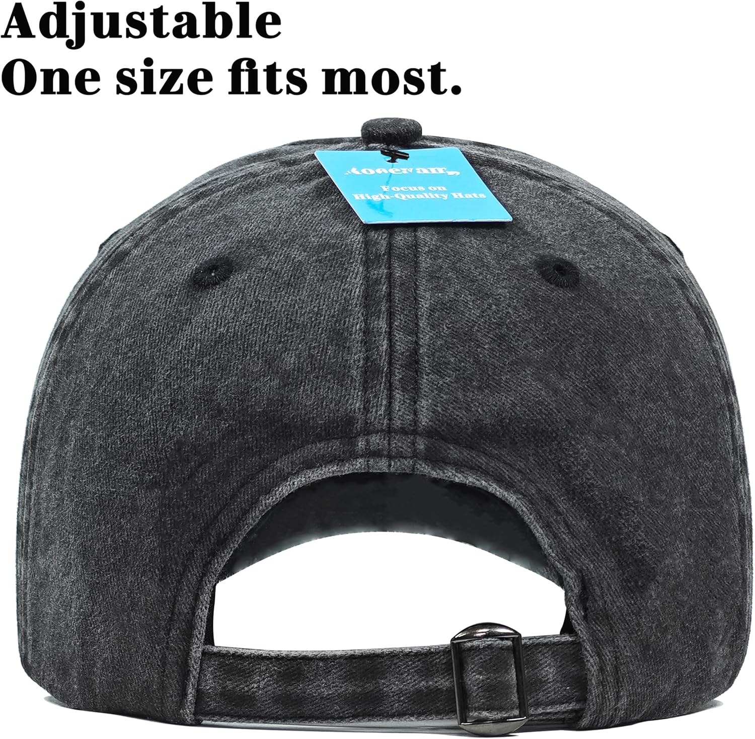 Fishing Gifts for Men Women, Unique Fish Stuff Flag Trucker Hat for Fisherman Best Gift, Black/Grey - Image 4