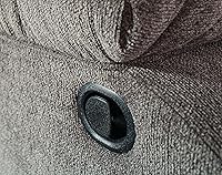 Vista 12 de Signature Design by Ashley Tulen - Sofá reclinable manual moderno, con lengüeta, color gris oscuro