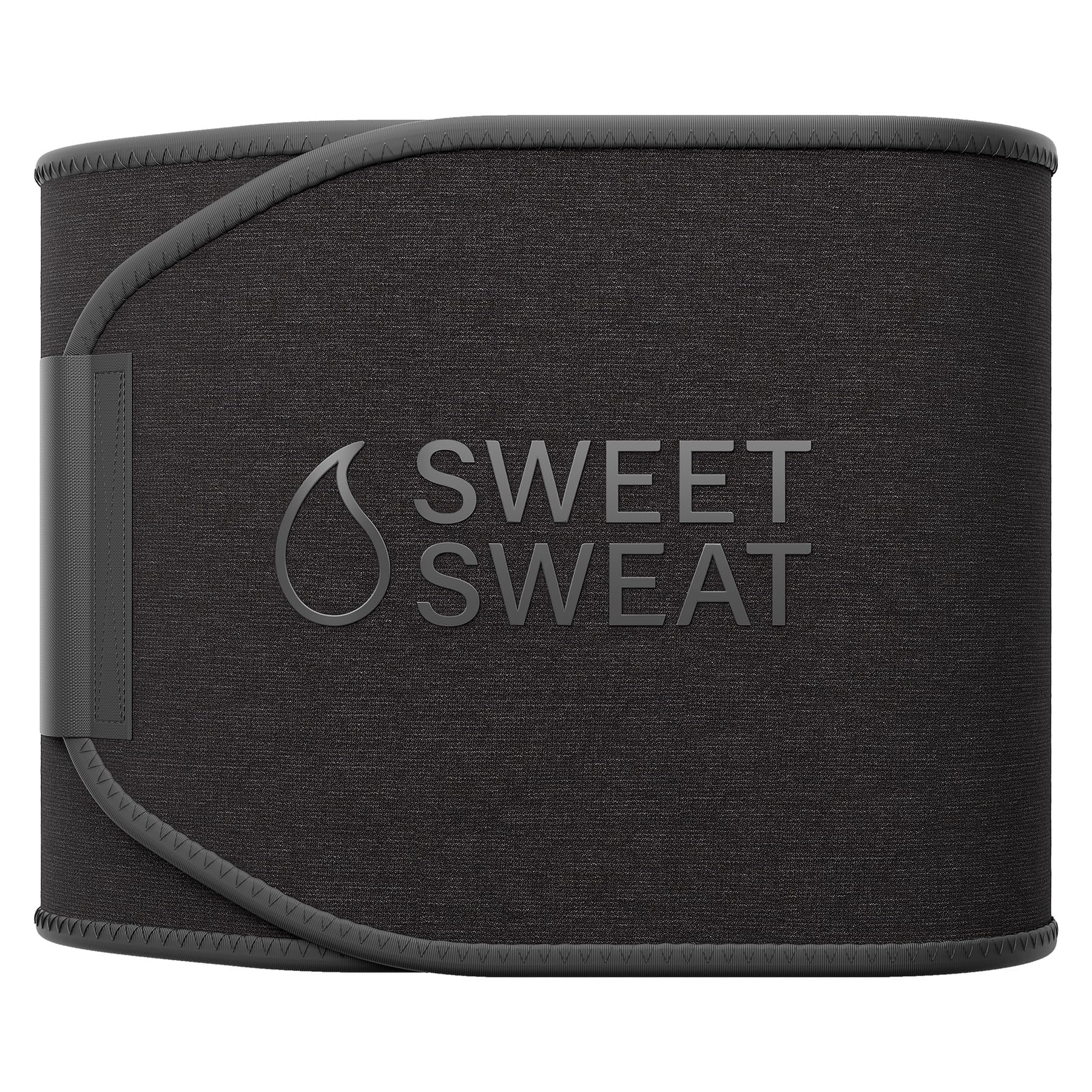 Sports Research Sweet Sweat Waist Trimmer (Core Series) - Premium Sweat Enhancing Fitness Band for Women & Men