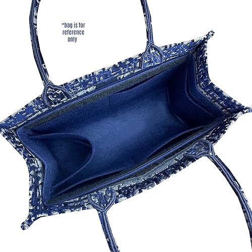 Miniatura 8 de Insert for Book Tote Organizer Medium, Small Book Tote Organizer Insert Best Fit Detailed Size, Large Book Tote Bag Organizer Premium Felt Handmade