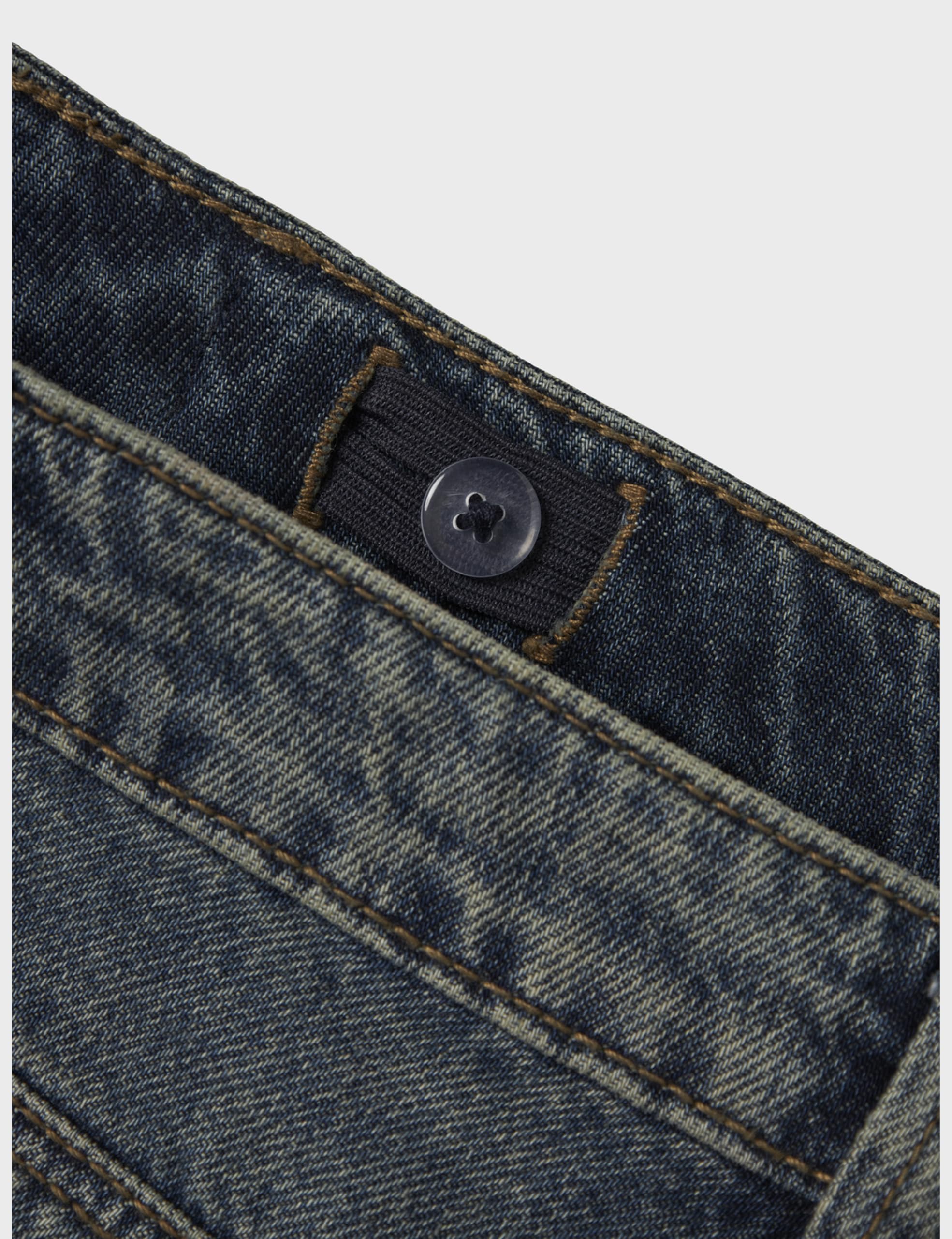 NAME IT Dziewczęce Nkfrose Wide Jeans 5529-Be Noos, Vintage Dark Blue Denim, 176