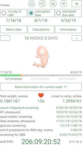 Pregnancy Due Date Calculator, Calendar and Tracker