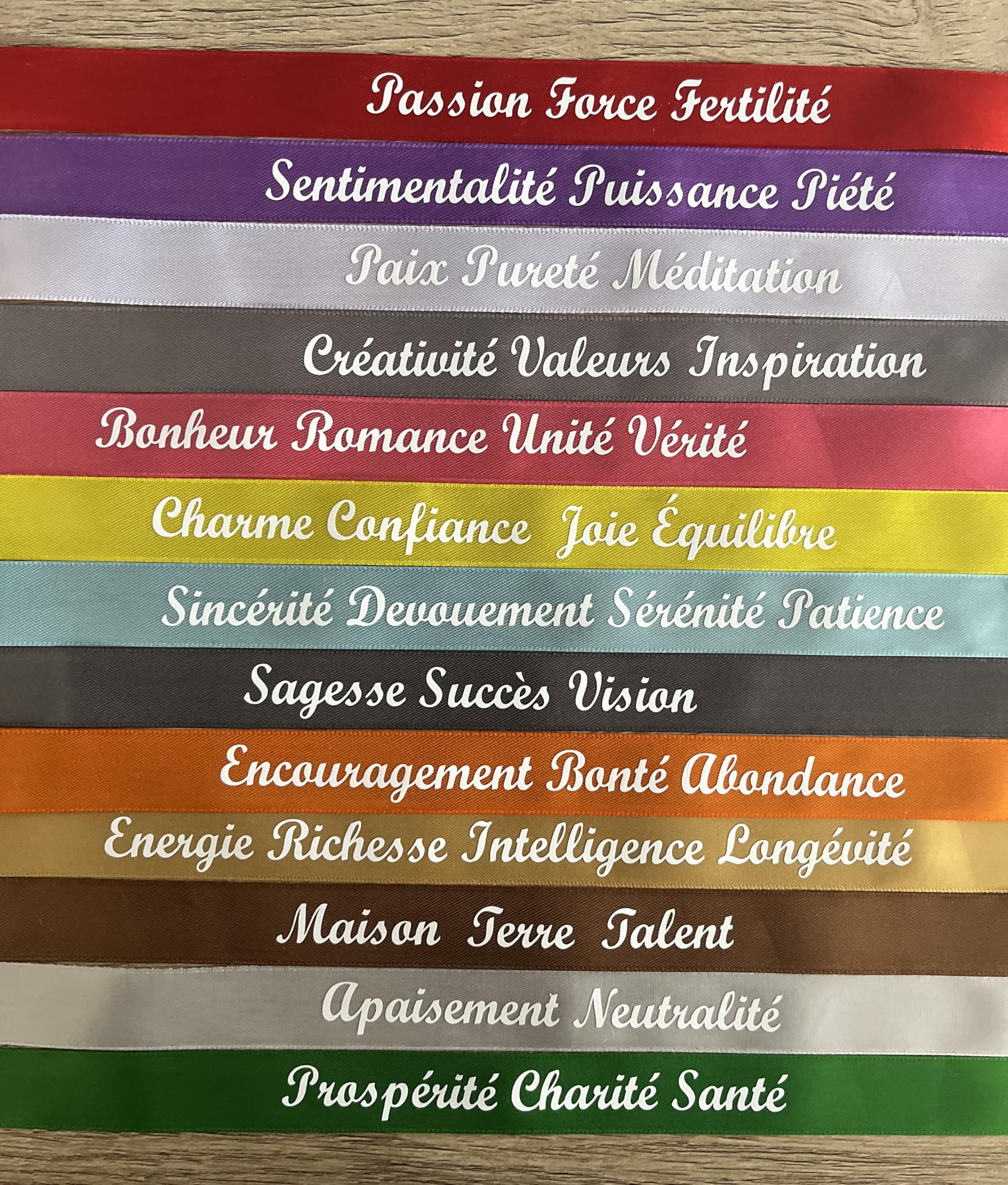Rubans cérémonie laïque Amour