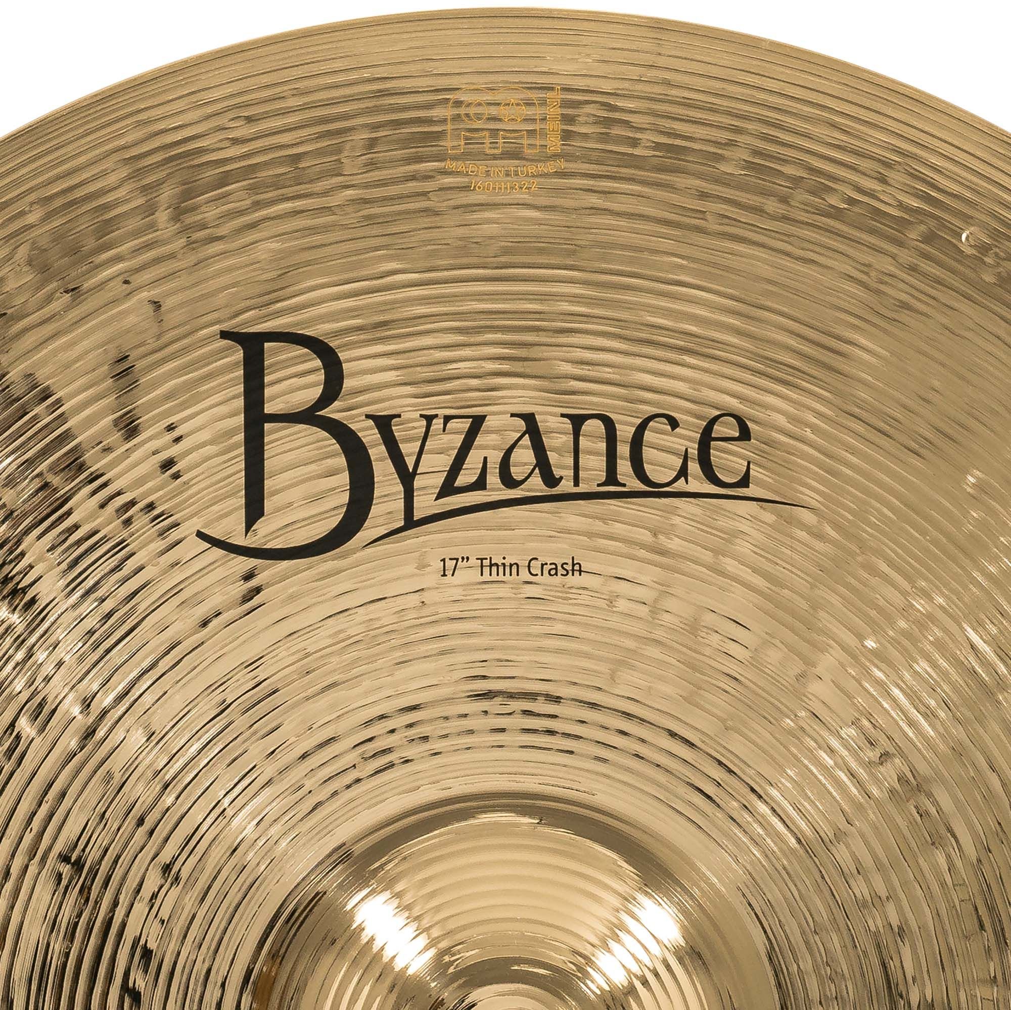 Amazon.com: Meinl Cymbals B17TC-B Byzance 17-Inch Brilliant Thin