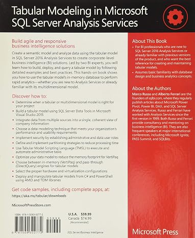 Tabular Modeling in Microsoft SQL Server Analysis Services (Developer Reference)
