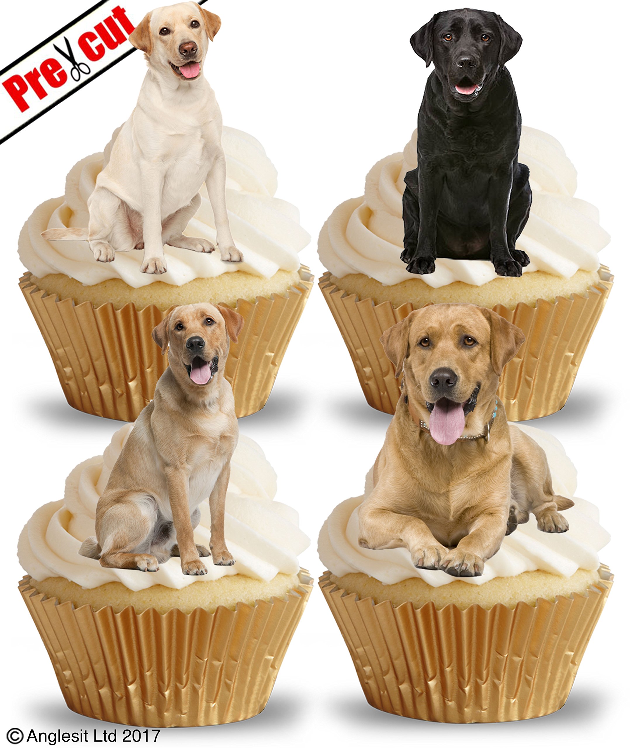labrador cupcakes