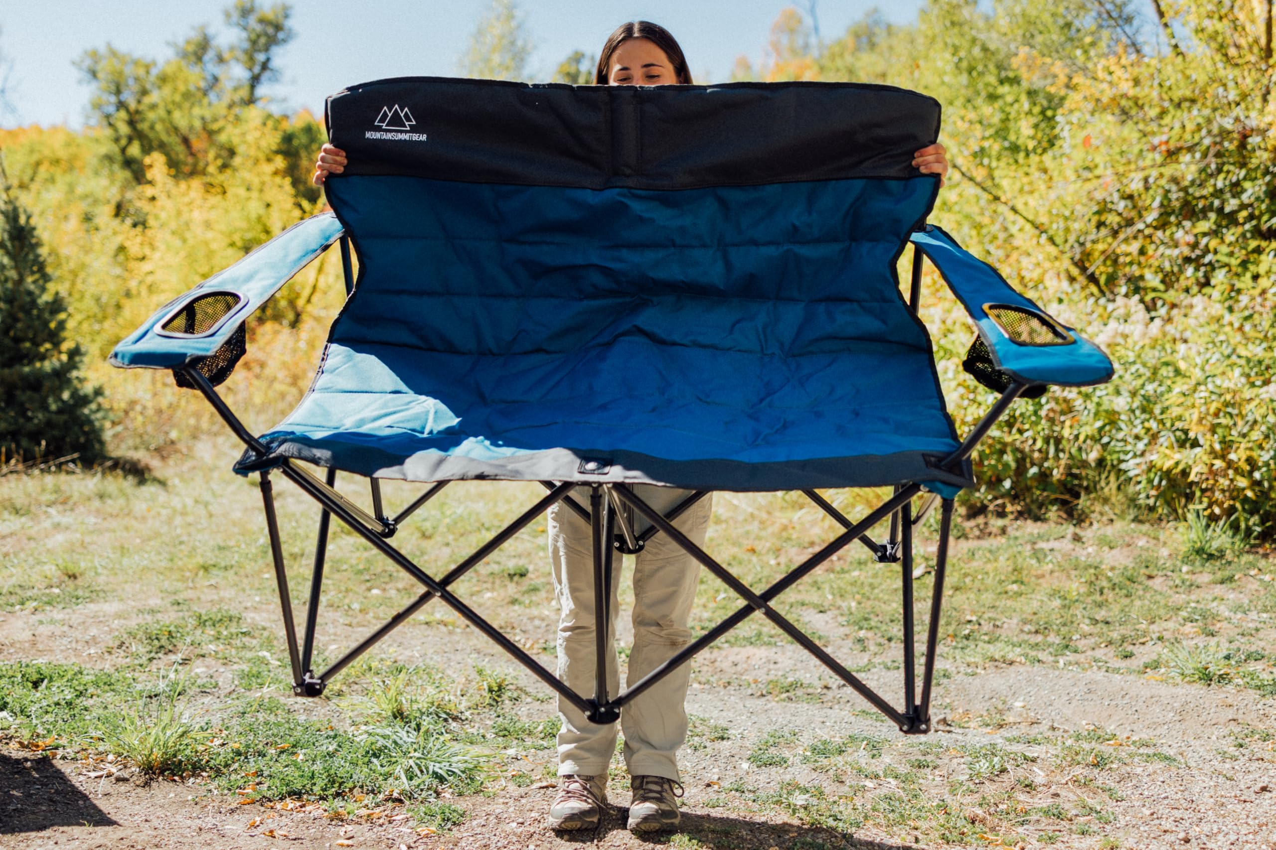Amazon.com: MOUNTAIN SUMMIT GEAR Quilted Standard Loveseat Camping