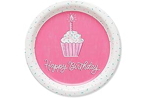 American Greetings Girls Birthday Plates